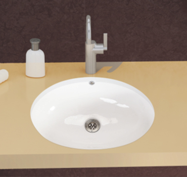 Table Top Basin :: Oval-Under-Counter-Size-22x16