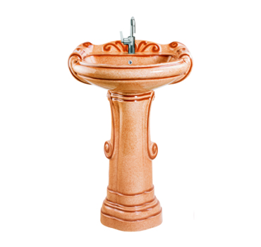 Pedestal Wash Basin :: Rustic Set :: Rustic Set - 405