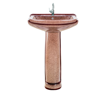 Pedestal Wash Basin :: Rustic Set :: Rustic Set - 409