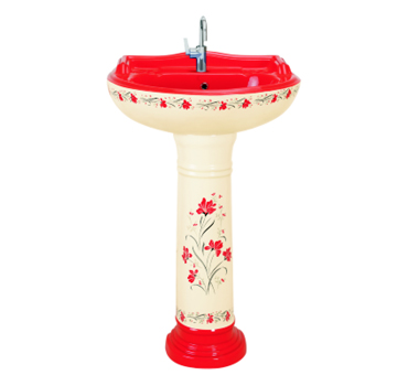Pedestal Wash Basin :: Sticker Set :: Sticor Set - 305