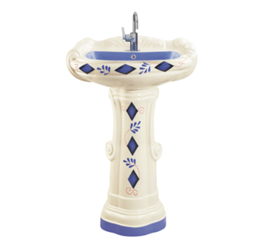 Pedestal Wash Basin :: Vitrosa Set :: Vitrosa Set - 102